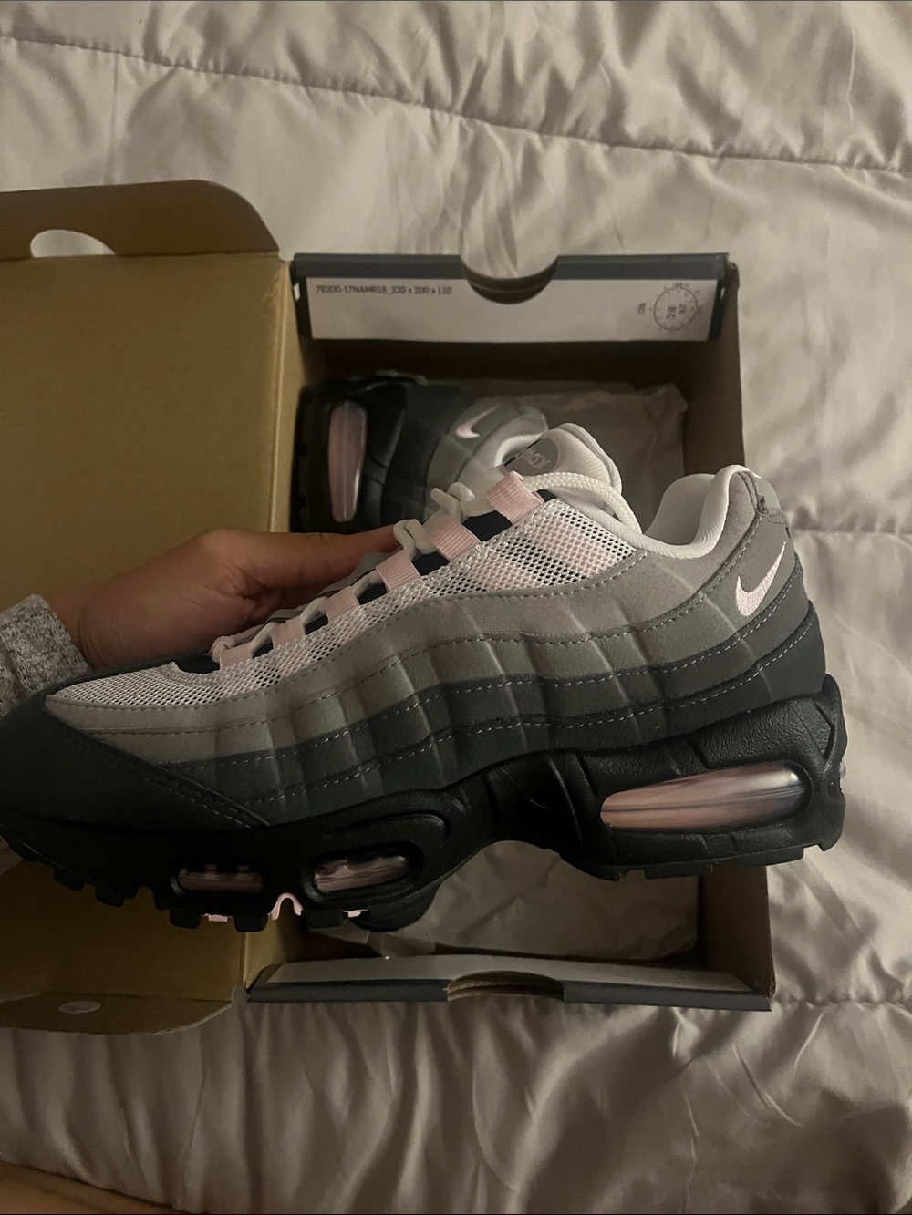 Nike Women’s Air Max 95 — Gray, Pink & Black
